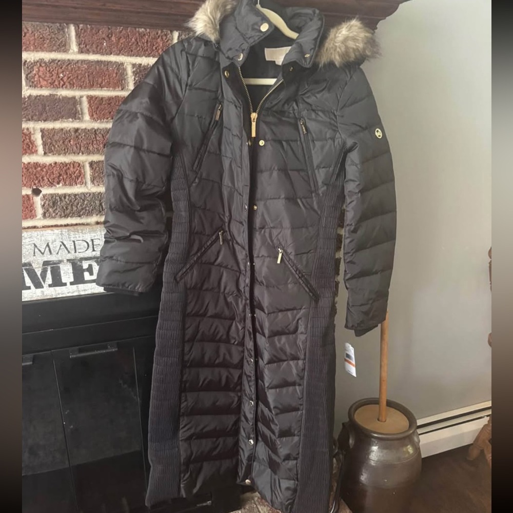 Michael Kors Black long coat